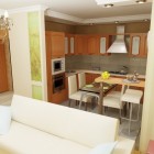 новые фото дизайна совмещенной кухни с гостиной в хрущевке