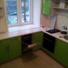 зеленая кухня фото дизайн хрущевка