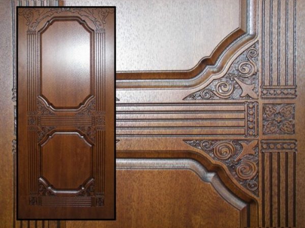 Основные виды отделки металлических дверей – обивка и установка панелей МДФ