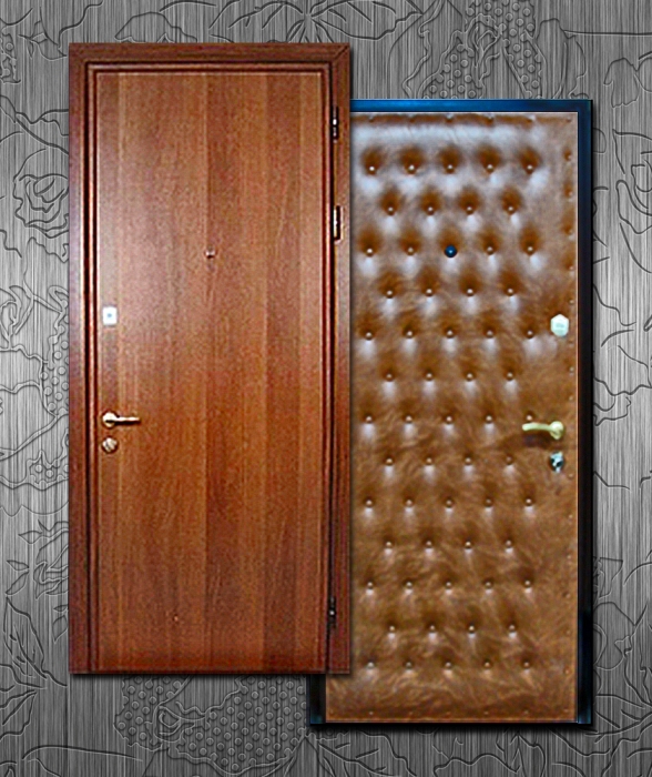 Основные виды отделки металлических дверей – обивка и установка панелей МДФ